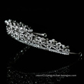 Wholesale Silver Crystal round pageant crowns china Noble crown wedding bride Tiara for Bride and Bridesmaids